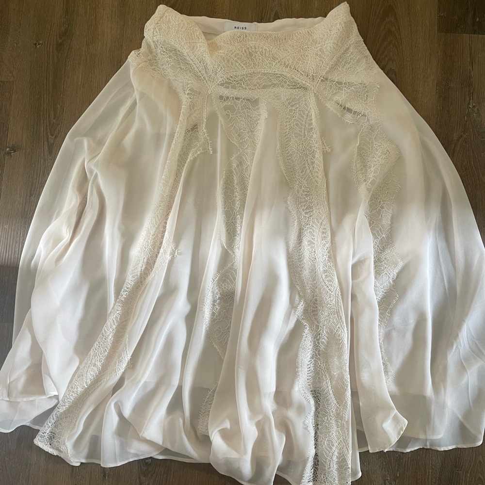 Reiss Ultana Lace Skirt